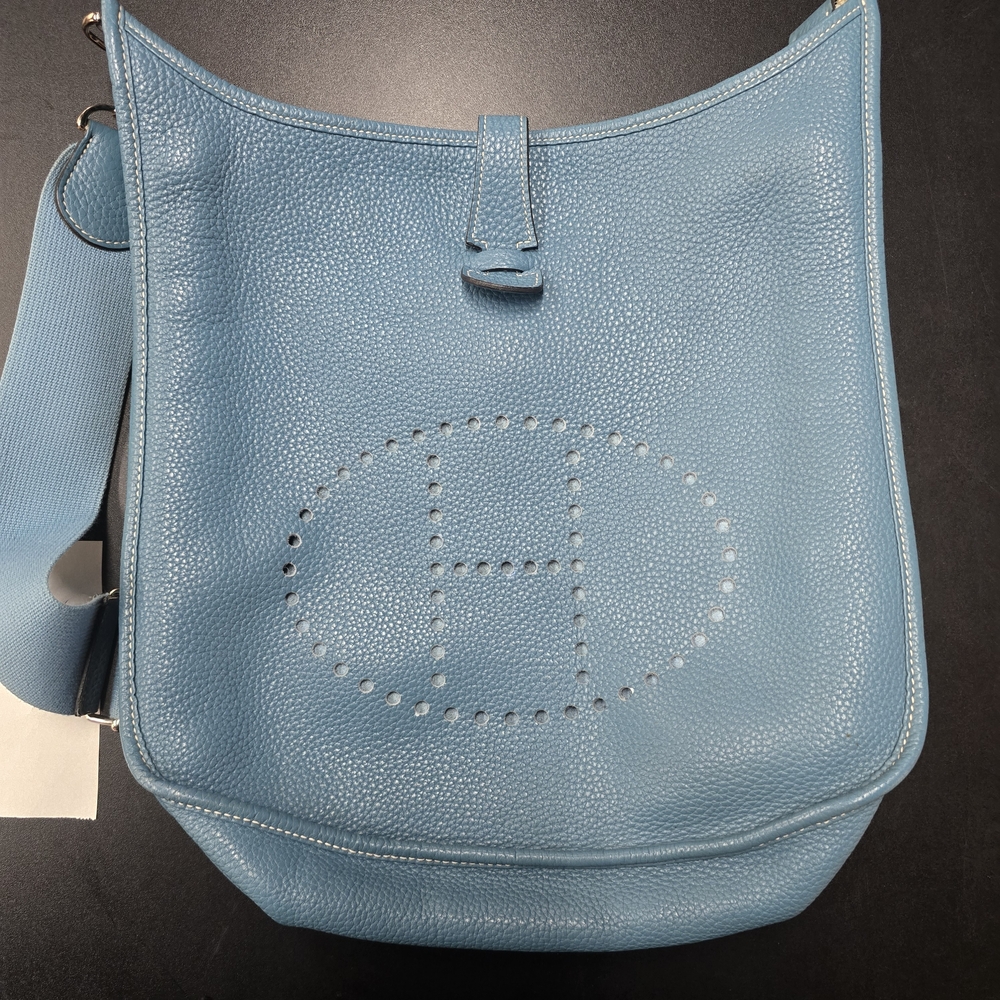 Hermes Light Blue Crossbody Bag